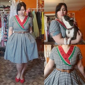 Bea and dot watermelon dress